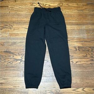 Black Jogger Sweatpants